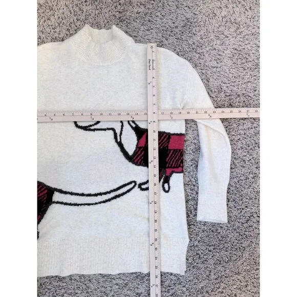 LOFT Dachshund Wrap-Around Graphic Sweater – Size Small 🐶 - Picture 6 of 7